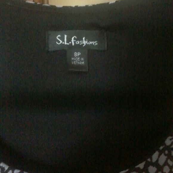 S.L. fashions petite dress - Picture 3 of 4